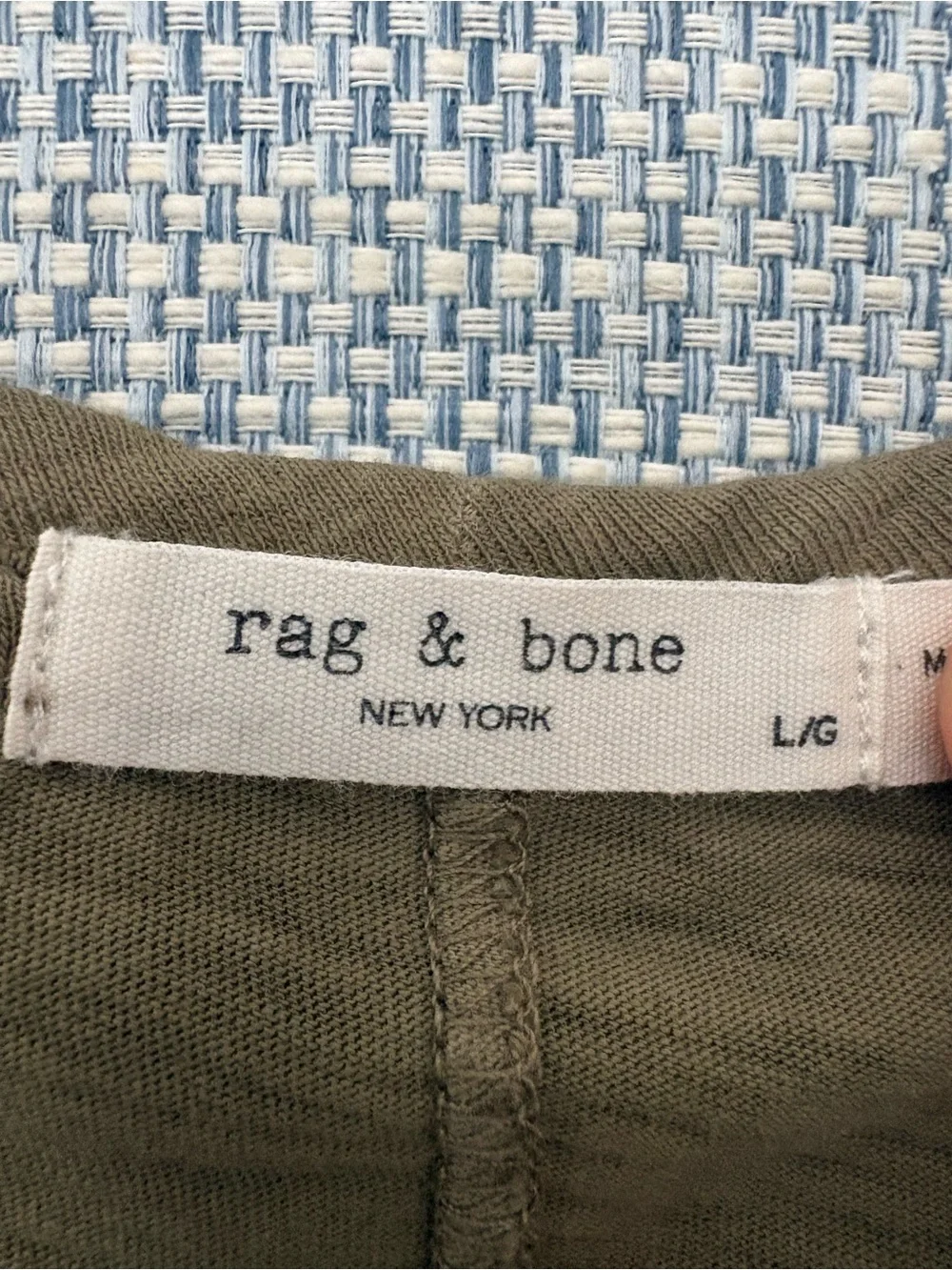 rag & bone Olive Scoop Neck Short Sleeve Tee - Picture 2 of 5